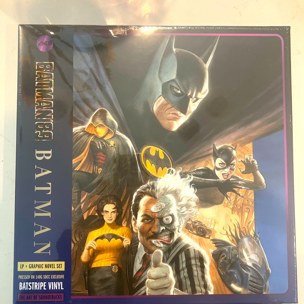 Batman Original Motion Picture score 2XLP & Graphic Novel Box Set